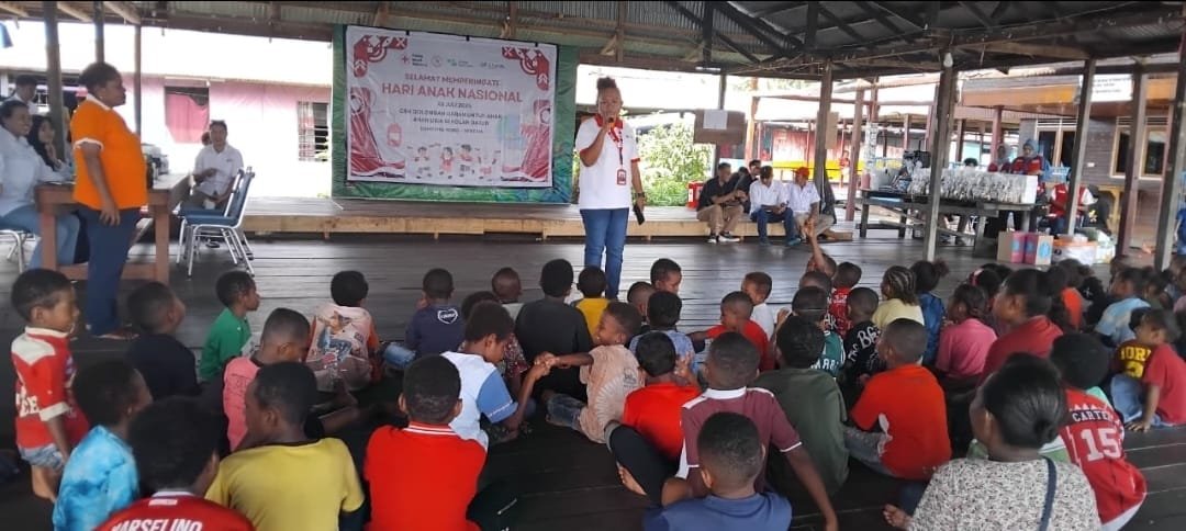 PERINGATI HAN 2025, PMI PAPUA CEK GOLONGAN DARAH 112 SISWA SD Yokoi Sentani
