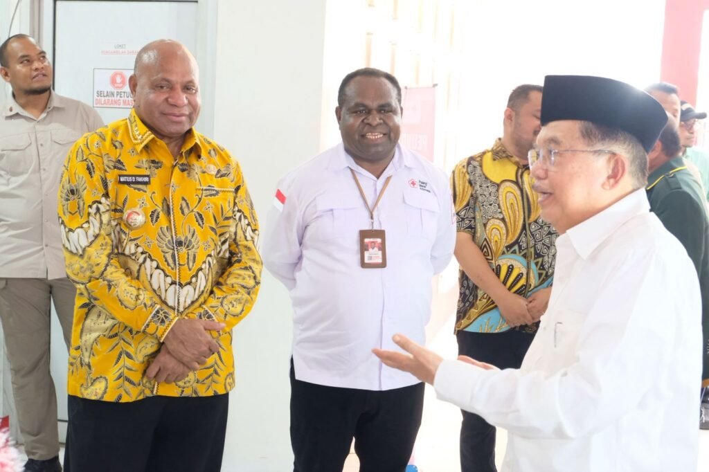 Jusuf Kalla Dorong Layanan & Kesiapan PMI di Provinsi DOB Papua