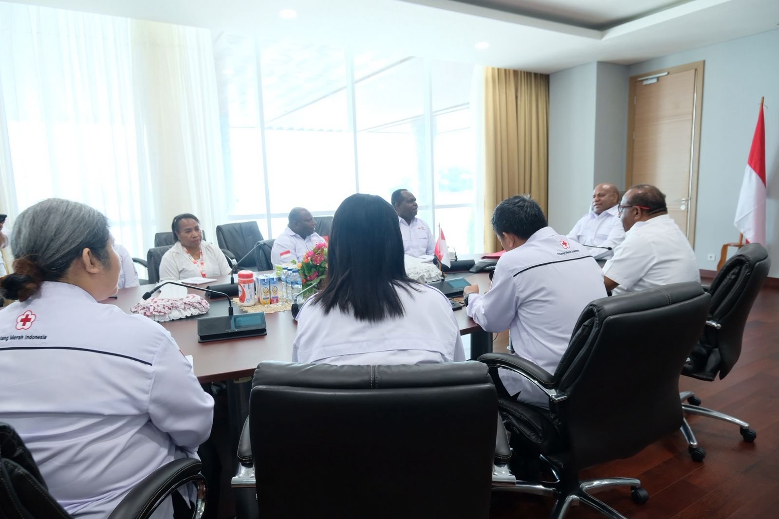 Usai Kunjungan JK, PMI Papua Paparkan Kegiatan PMI kepada Gubernur